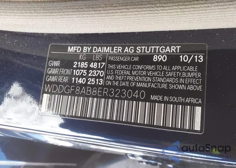 2014 Mercedes-Benz C 300 Sport 4Matic из США, поврежденный, VIN WDDGF8AB8ER323040